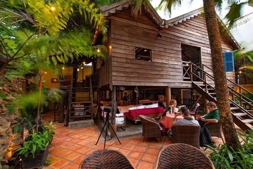 Street Food Tour and Phare Circus with Tuk-Tuk Transfers - ASANA Old Wooden House cocktail tasting: a break that keeps the night fun
