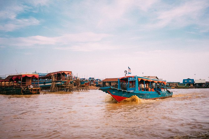 Tonle Sap Lake Sunset Cruise from Siem Reap - The Chong Kneas floating village section: see daily life from the water