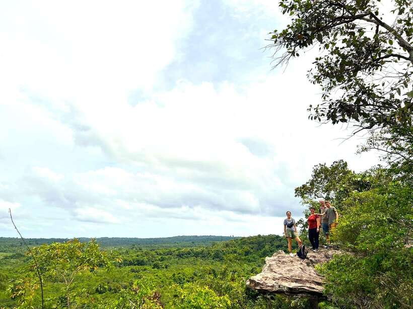 Trekking Tour at Phnom Kulen National Park from Siem Reap - Preah Ang Thom and the 15-meter Buddha carved from sandstone