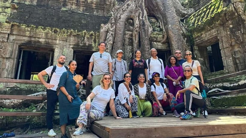 Ultimate Sunrise to Angkor Wat, Angkor Thom and Bayon Temple - Southern Gate of Angkor Thom and Bayon’s Fortified City