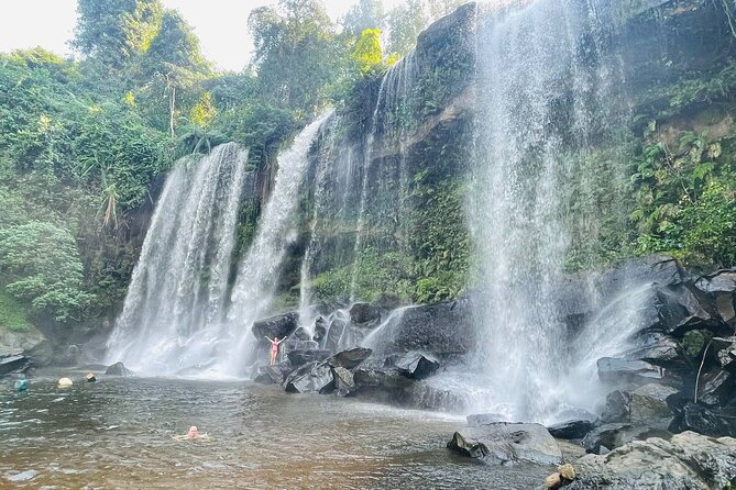 Unveiling the Mystical Beauty of Phnom Kulen National Park - The waterfall break: swim time in sacred water